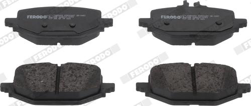 Ferodo FDB5492 - Set placute frana,frana disc aaoparts.ro
