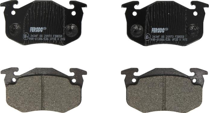 Ferodo FDB558 - Set placute frana,frana disc aaoparts.ro