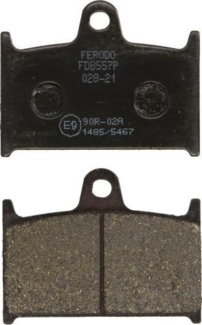 Ferodo FDB557P - Set placute frana,frana disc aaoparts.ro