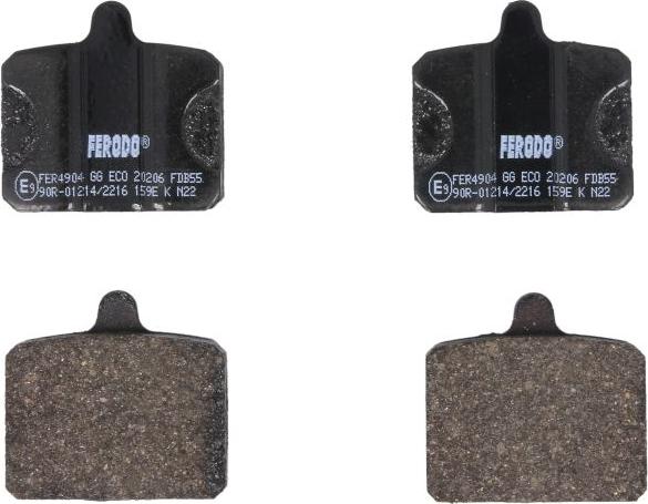 Ferodo FDB55 - Set placute frana,frana disc aaoparts.ro