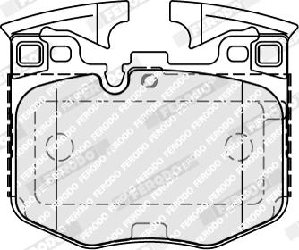 Ferodo FDB5055 - Set placute frana,frana disc aaoparts.ro
