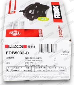 Ferodo FDB5032-D - Set placute frana,frana disc aaoparts.ro