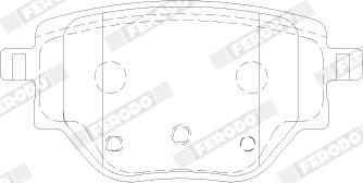 Ferodo FDB5196 - Set placute frana,frana disc aaoparts.ro