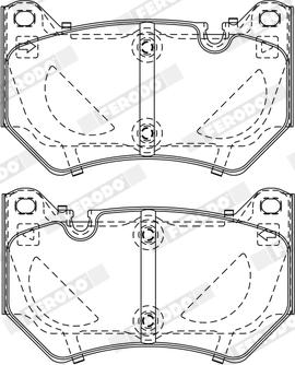 Ferodo FDB5156 - Set placute frana,frana disc aaoparts.ro