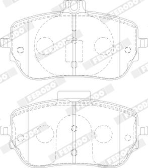 Ferodo FDB5180 - Set placute frana,frana disc aaoparts.ro