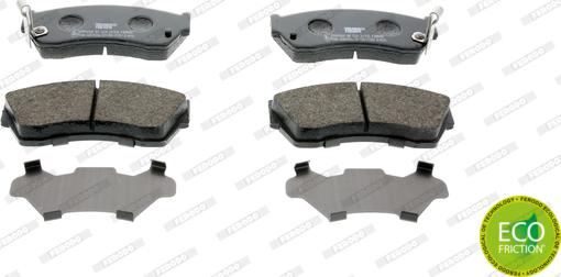 Ferodo FDB588 - Set placute frana,frana disc aaoparts.ro