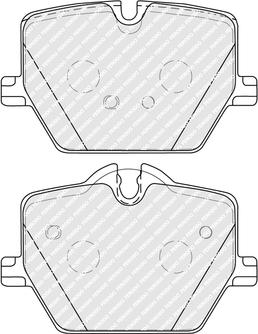 Ferodo FDB5339 - Set placute frana,frana disc aaoparts.ro