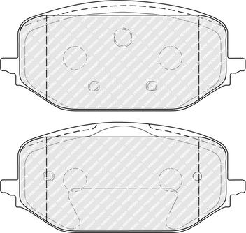 Ferodo FDB5337 - Set placute frana,frana disc aaoparts.ro