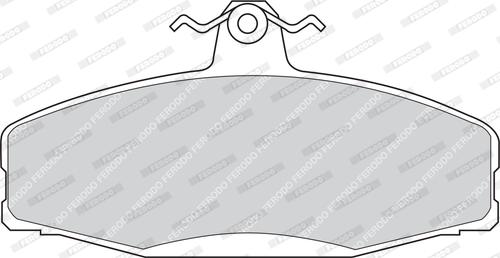 Ferodo FDB610B - Set placute frana,frana disc aaoparts.ro