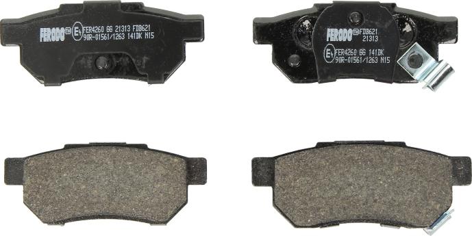 Ferodo FDB621 - Set placute frana,frana disc aaoparts.ro
