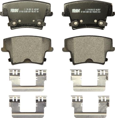 Ferodo FDB1953 - Set placute frana,frana disc aaoparts.ro