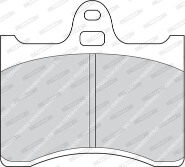 Ferodo FDB196 - Set placute frana,frana disc aaoparts.ro