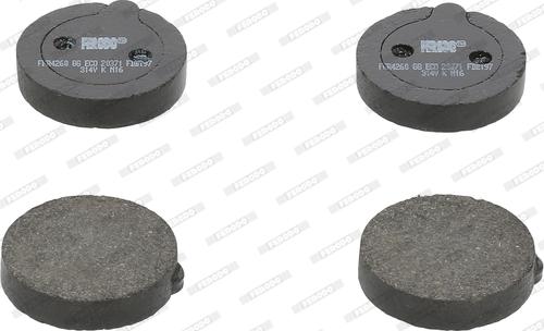 Ferodo FDB197 - Set placute frana,frana disc aaoparts.ro
