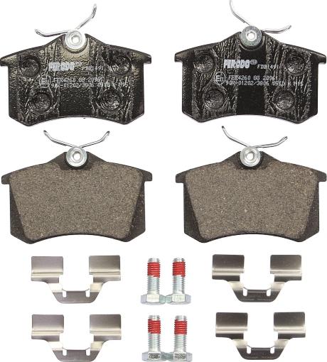 Ferodo FDB1491 - Set placute frana,frana disc aaoparts.ro