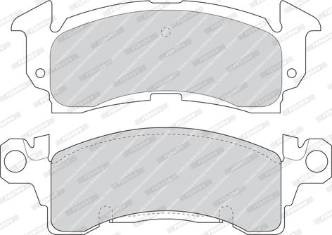 Ferodo FDB144 - Set placute frana,frana disc aaoparts.ro