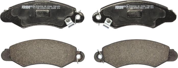 Ferodo FDB1459 - Set placute frana,frana disc aaoparts.ro