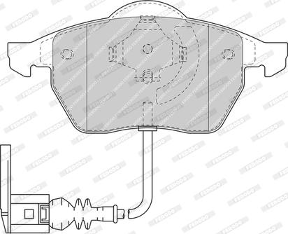 Ferodo FDB1463-D - Set placute frana,frana disc aaoparts.ro