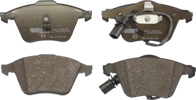 Ferodo FDB1407 - Set placute frana,frana disc aaoparts.ro