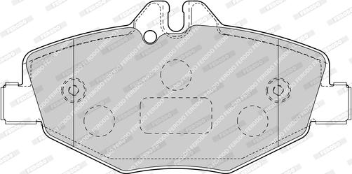 Mercedes-Benz A003 420 99 20 S1 - Set placute frana,frana disc aaoparts.ro