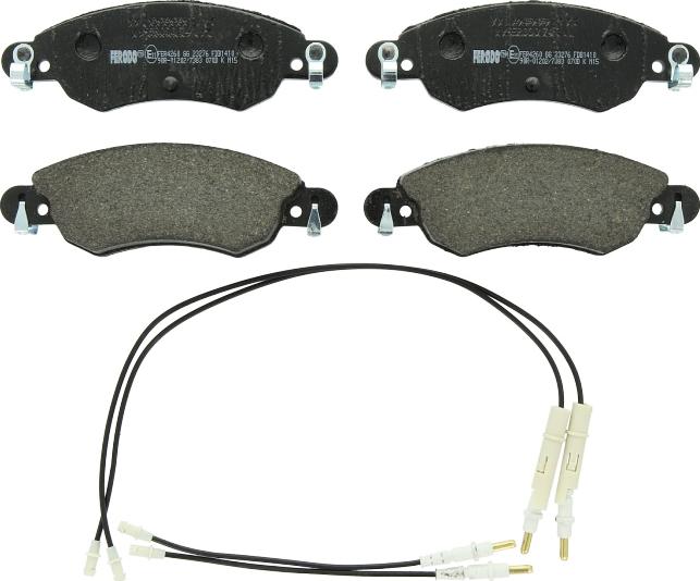 Ferodo FDB1410 - Set placute frana,frana disc aaoparts.ro