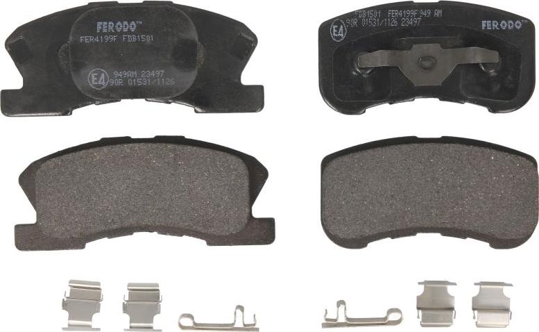 Ferodo FDB1501 - Set placute frana,frana disc aaoparts.ro