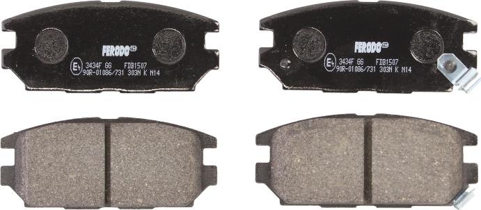 Ferodo FDB1507 - Set placute frana,frana disc aaoparts.ro