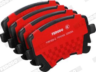 Ferodo FDB1655-S - Set placute frana,frana disc aaoparts.ro