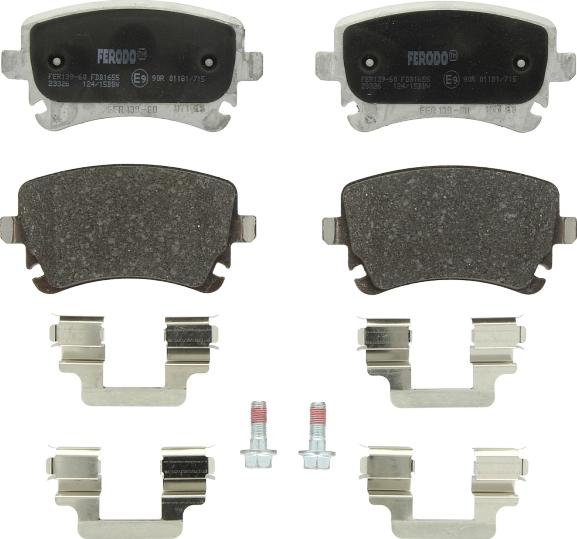 Ferodo FDB1655 - Set placute frana,frana disc aaoparts.ro