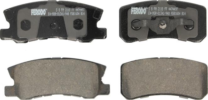 Ferodo FDB1604 - Set placute frana,frana disc aaoparts.ro