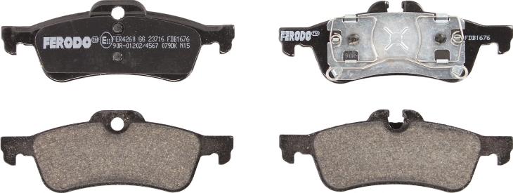 Ferodo FDB1676 - Set placute frana,frana disc aaoparts.ro
