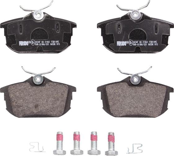 Ferodo FDB1095 - Set placute frana,frana disc aaoparts.ro
