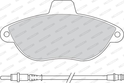 Ferodo FDB1002 - Set placute frana,frana disc aaoparts.ro
