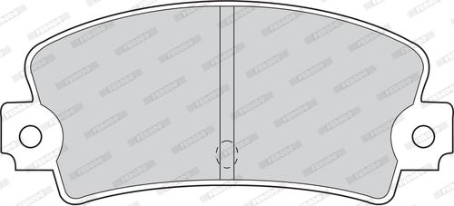 Ferodo FDB102 - Set placute frana,frana disc aaoparts.ro