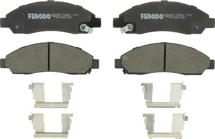 Ferodo FDB1816 - Set placute frana,frana disc aaoparts.ro