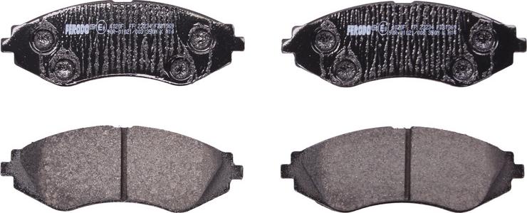 Ferodo FDB1369 - Set placute frana,frana disc aaoparts.ro