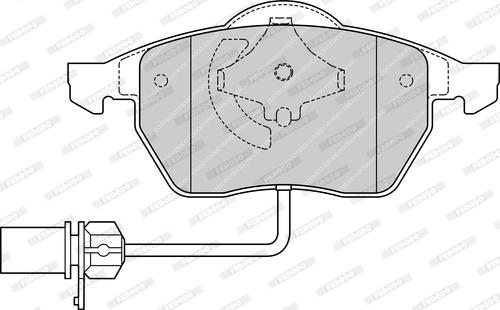 Ferodo FDB1323-D - Set placute frana,frana disc aaoparts.ro