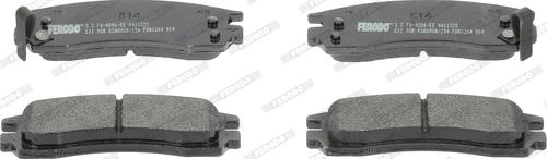 Ferodo FDB1264 - Set placute frana,frana disc aaoparts.ro
