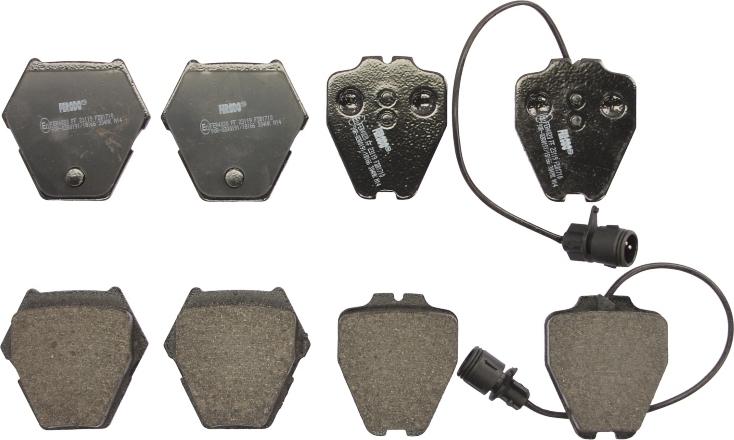 Ferodo FDB1710 - Set placute frana,frana disc aaoparts.ro