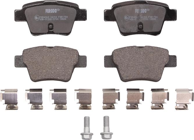 Ferodo FDB1784 - Set placute frana,frana disc aaoparts.ro