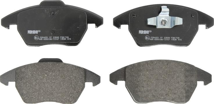 Ferodo FDB1728 - Set placute frana,frana disc aaoparts.ro