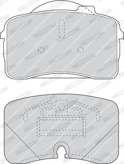 Ferodo FDB855 - Set placute frana,frana disc aaoparts.ro