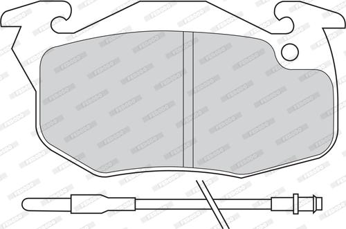 Ferodo FDB393D - Set placute frana,frana disc aaoparts.ro