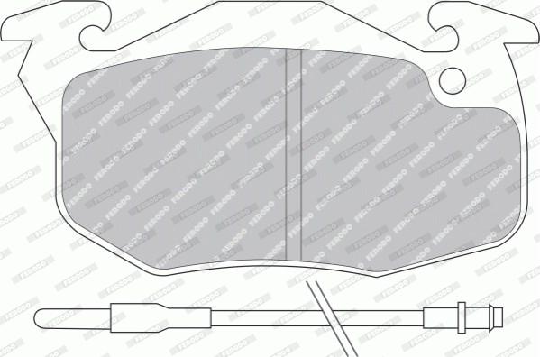 Ferodo FDB393F - Set placute frana,frana disc aaoparts.ro