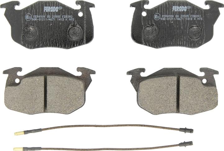 Ferodo FDB393 - Set placute frana,frana disc aaoparts.ro
