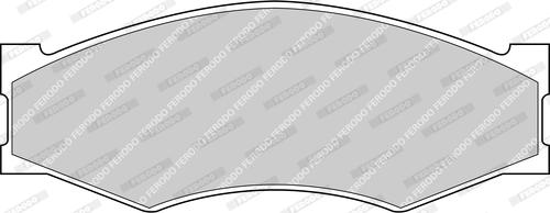 Ferodo FDB340-D - Set placute frana,frana disc aaoparts.ro