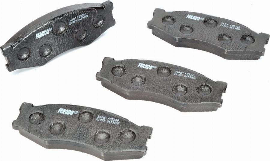 Ferodo FDB340 - Set placute frana,frana disc aaoparts.ro