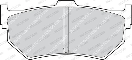 Ferodo FDB301 - Set placute frana,frana disc aaoparts.ro