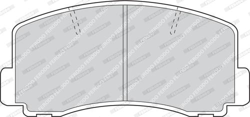 Ferodo FDB319 - Set placute frana,frana disc aaoparts.ro
