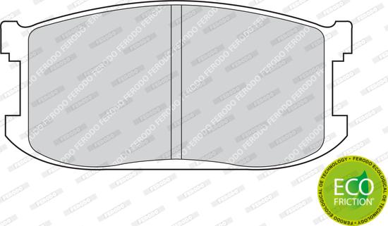 Ferodo FDB241 - Set placute frana,frana disc aaoparts.ro