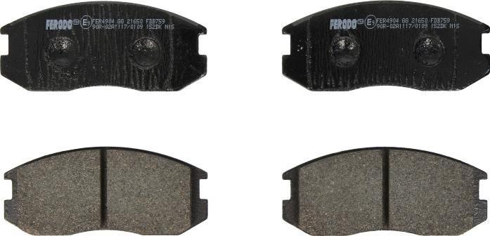 Ferodo FDB759 - Set placute frana,frana disc aaoparts.ro